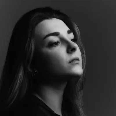 Giovanna Alaia, ritratto in bianco e nero